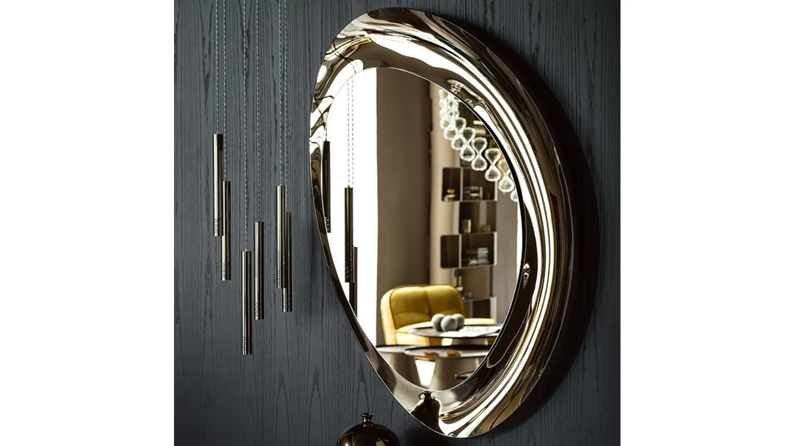 Mirrored glass mirror Ascot by Cattelan Italia