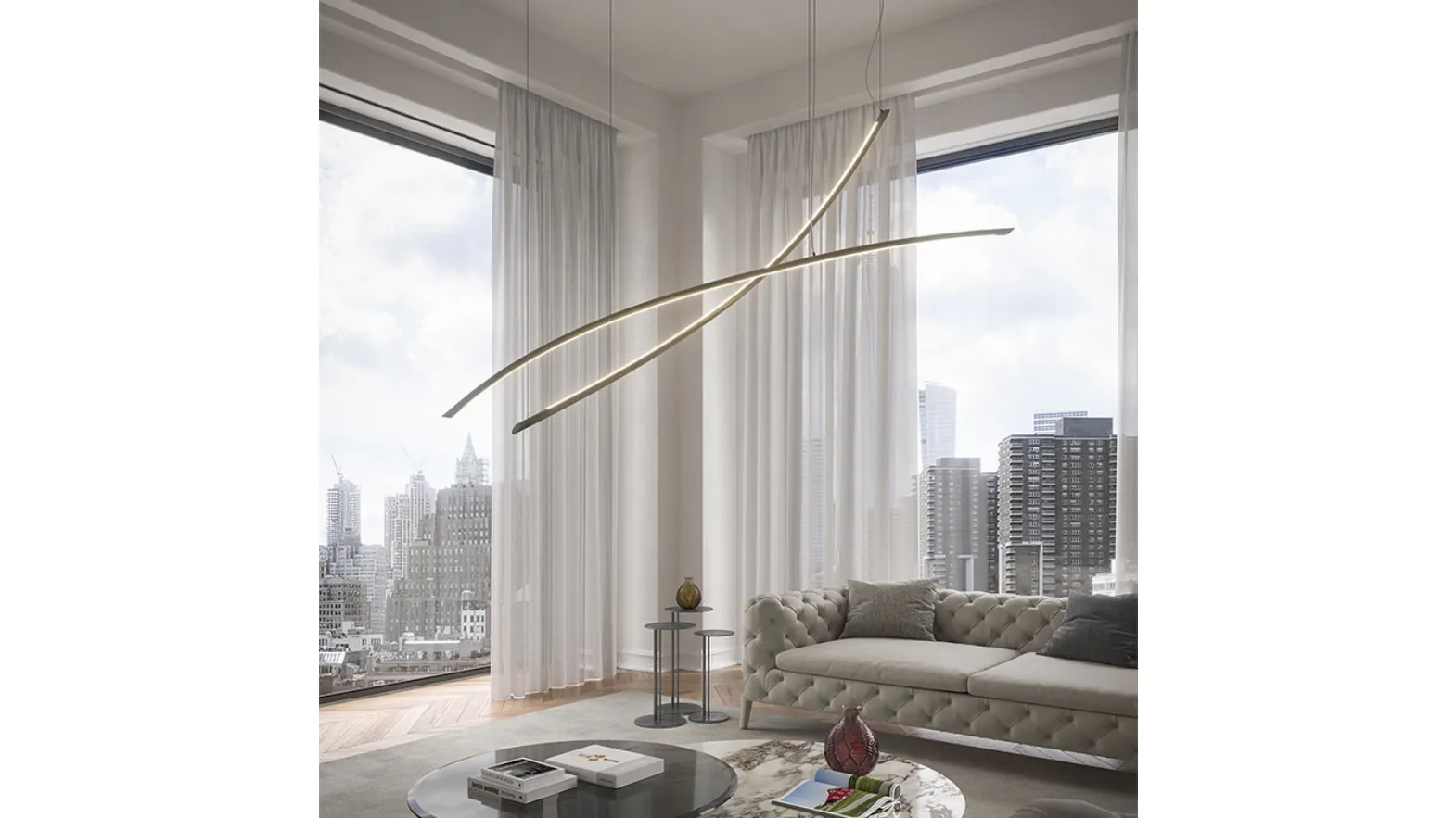 Katana Magnum pendant lamp by Cattelan Italia.