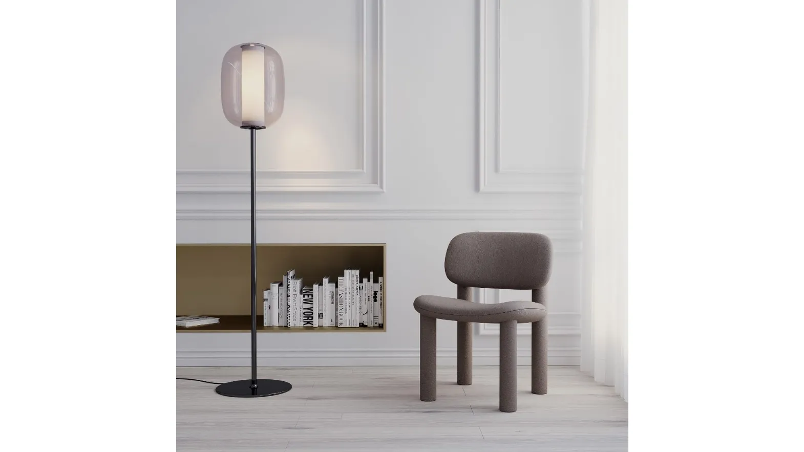 Floor lamp by Fontana Arte.