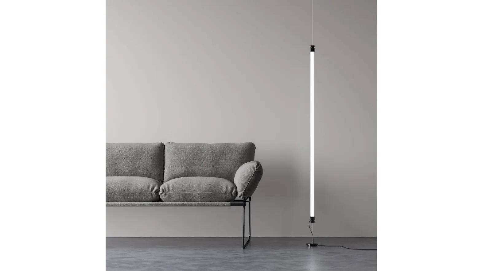 Oort floor lamp in Fontana Arte glass