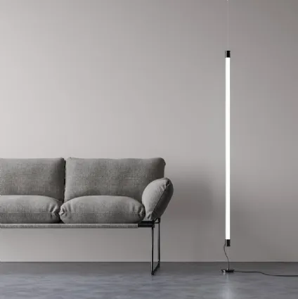 Oort floor lamp in Fontana Arte glass