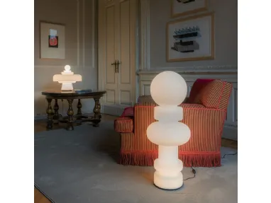 Table lamp King and Queen by Fontana Arte.