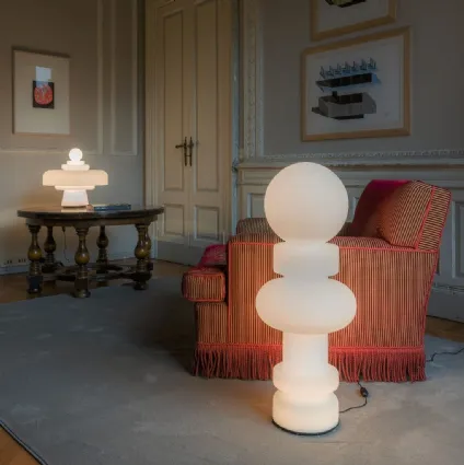 Table lamp King and Queen by Fontana Arte.