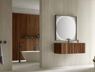 Suspended bathroom cabinet Wind 02 by Arcom