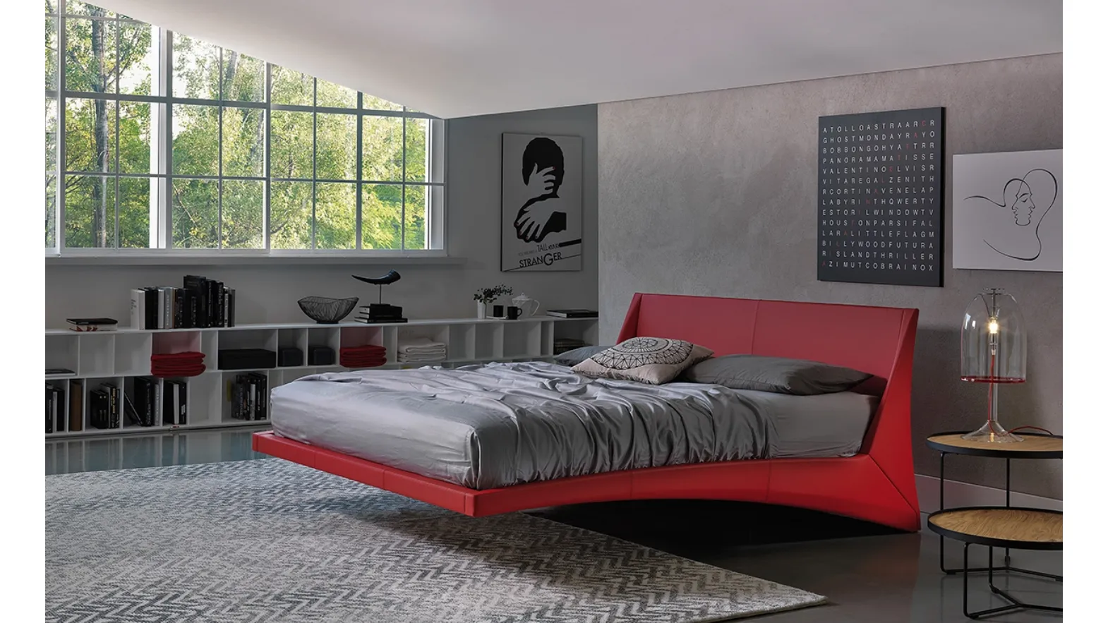 Dylan design bed by Cattelan Italia.