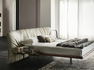 Marlon eco-leather bed by Cattelan Italia.