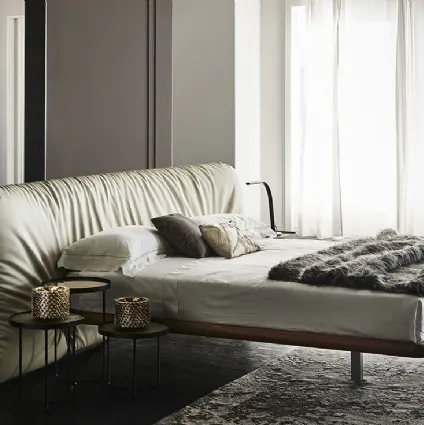 Marlon eco-leather bed by Cattelan Italia.