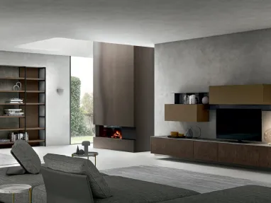 Living Asia 02 Wall Unit by Arredo3.