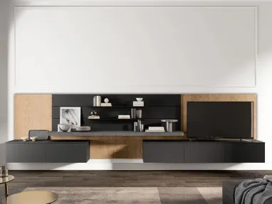 Living Time 04 wall unit by Arredo3