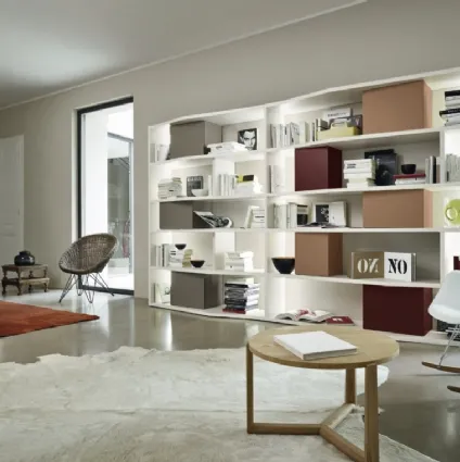 Bookcase Modo Comp M6C87 by Sangiacomo