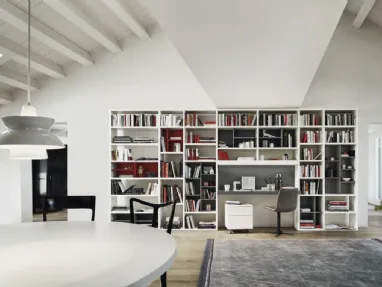 Modular bookshelf M6C89 by Sangiacomo.