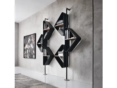 Design wall bookcase Spinnaker by Cattelan Italia.