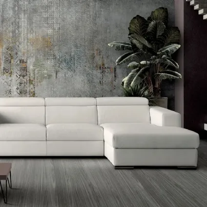 Ray leather relax sofa by Doimo Salotti.