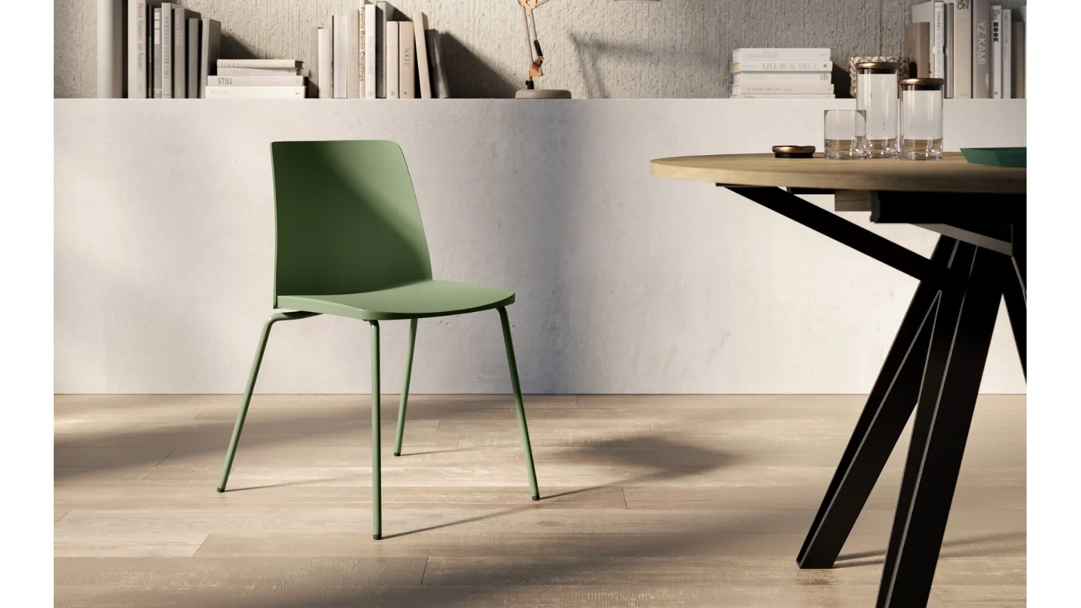 Chair Lola in polypropylene by Arredo3.