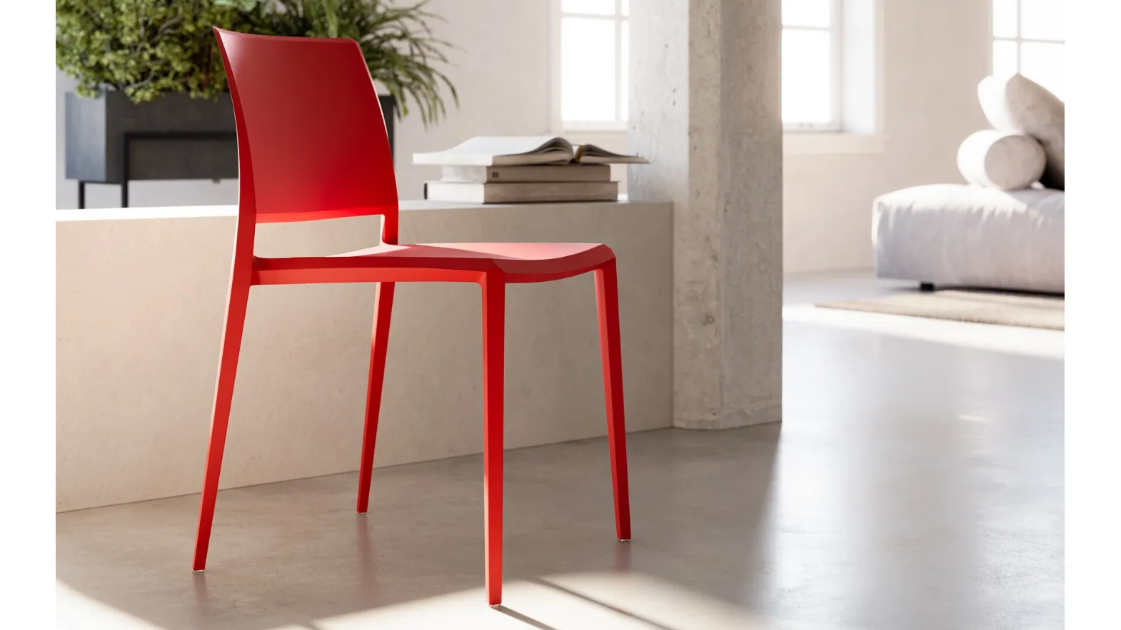 Penta polypropylene chair by Arredo3.