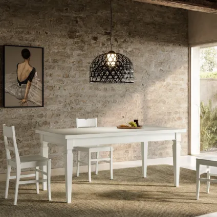 Extendable Asolo table in solid ash wood by Arredo3.