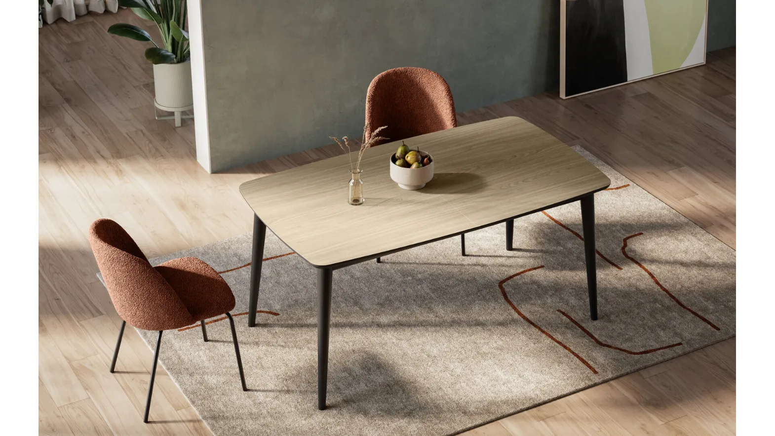 Extendable dining table Bellagio by Arredo3.