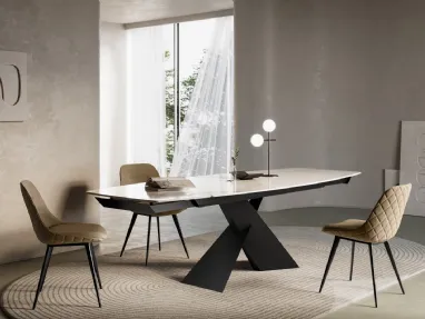 Extendable Fox gres table by Arredo3.