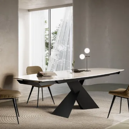 Extendable Fox gres table by Arredo3.