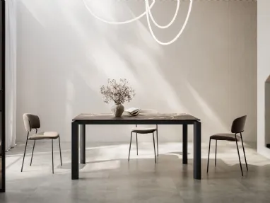 Icaro extending table in gres by Arredo3.