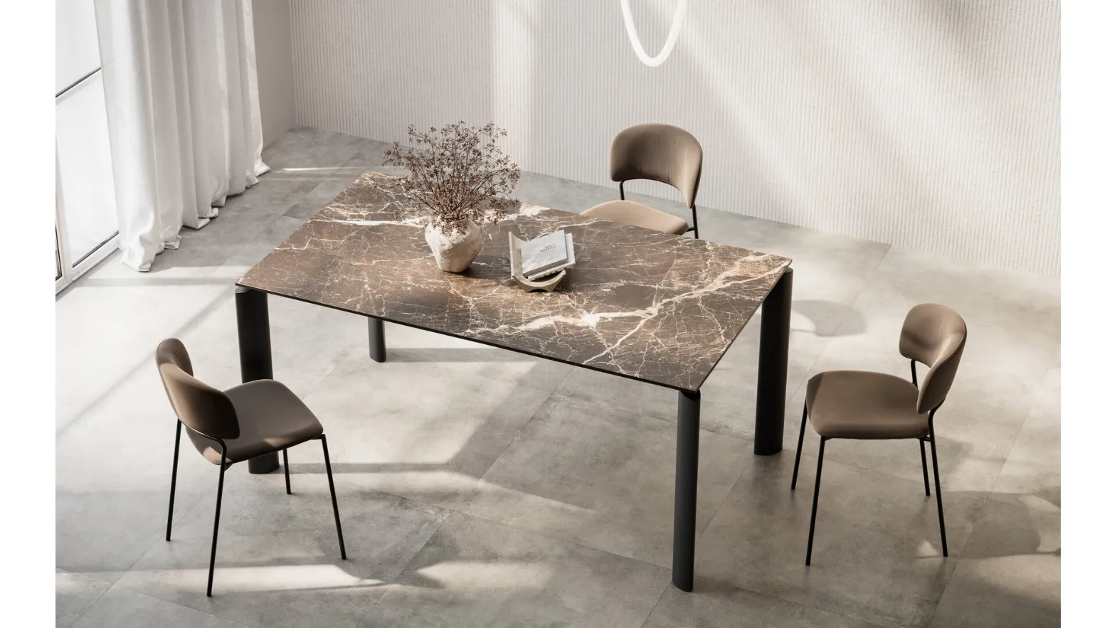 Extendable table Icaro in gres by Arredo3