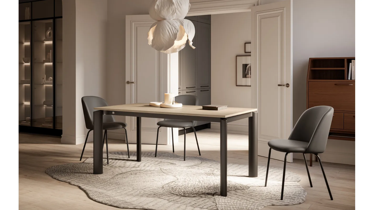 Extensible table Icaro by Arredo3.