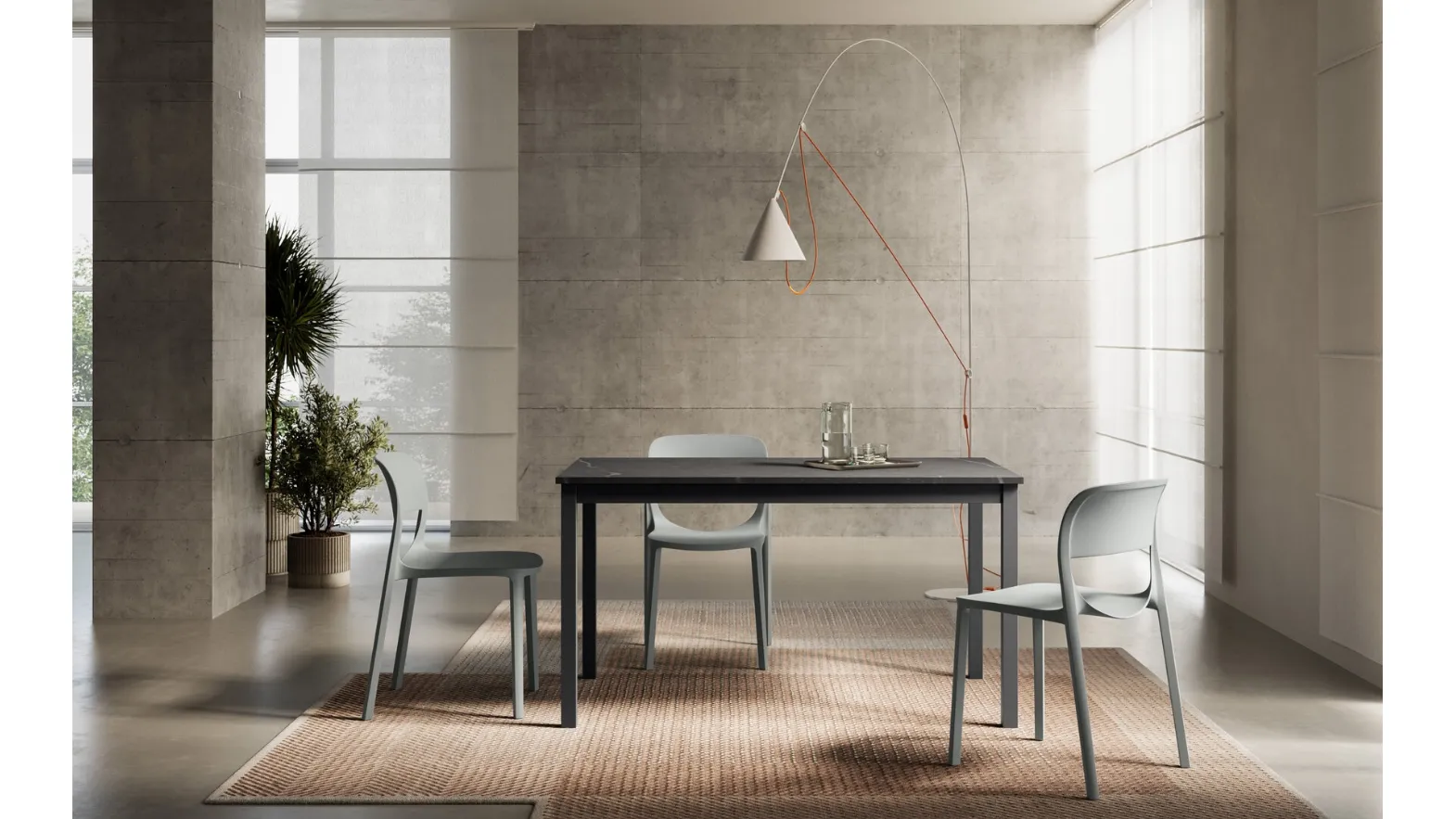 Extendable table Matrix by Arredo3.