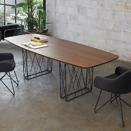 Osaka T73 wooden table by Friulsedie.