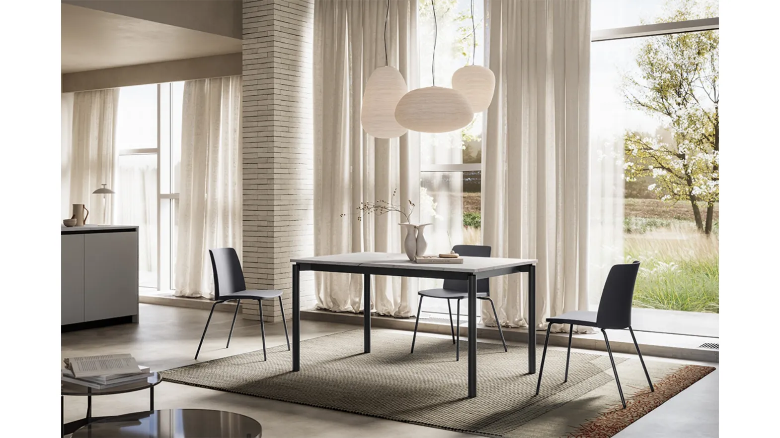 Extendable dining table Otto by Arredo3.