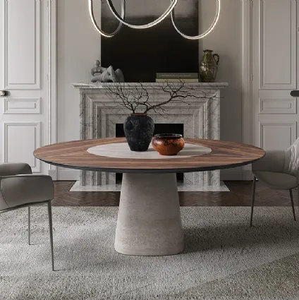 Cattelan Italia's Rado Ker-Wood Round Table