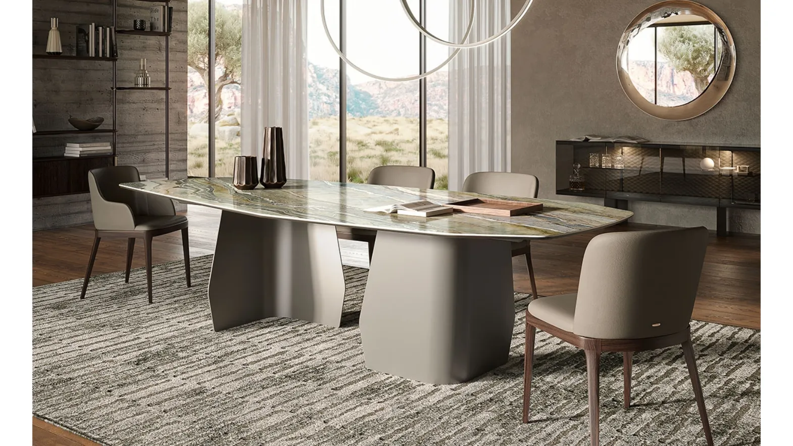 Senator Keramik table by Cattelan Italia.