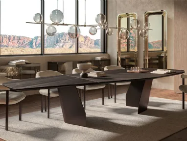 Senator Wood table by Cattelan Italia.