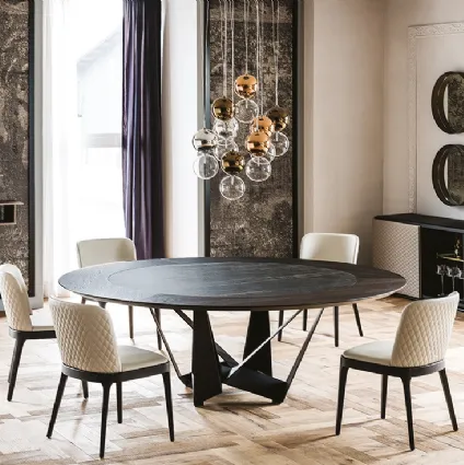 Skorpio Ker-Wood Round table by Cattelan Italia.