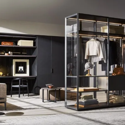 Gliss Master Dressing walk-in closet by Molteni & C